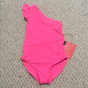 NWT Tiger Friday Dancewear Pink Leo Child XL